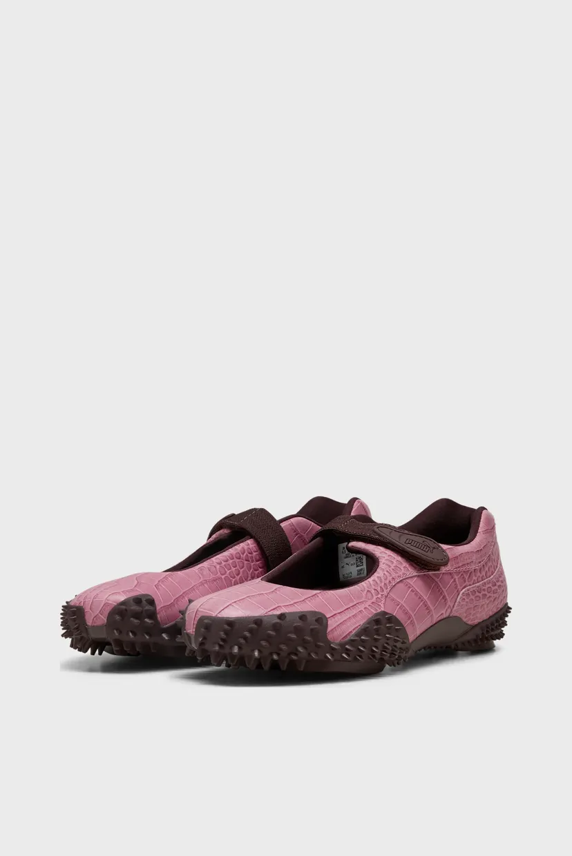 Рожеві шкіряні балетки Mostro Fey Sneakers Unisex 3