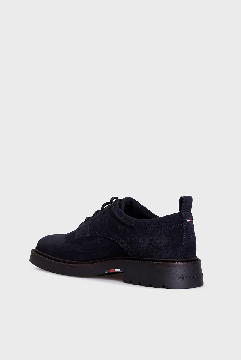 Чоловічі темно-сині замшеві дербі LIGHT HILFIGER LWT SUEDE SHOE 5
