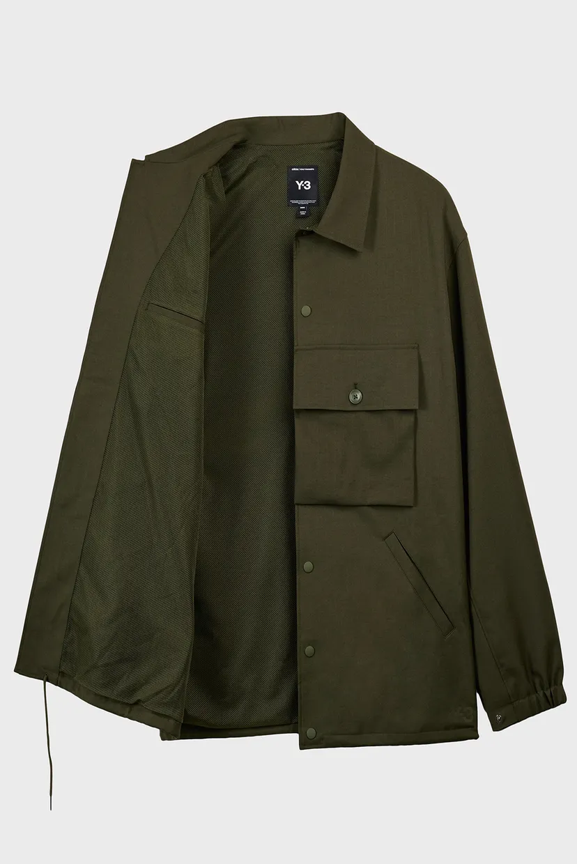 Чоловіча темно-зелена куртка Y-3 Sport Uniform Coach 5