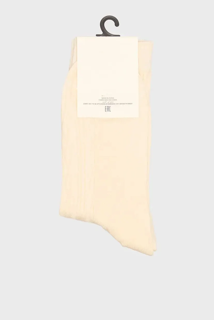 Жіночі білі шкарпетки CABLE KNIT SOCKS 3