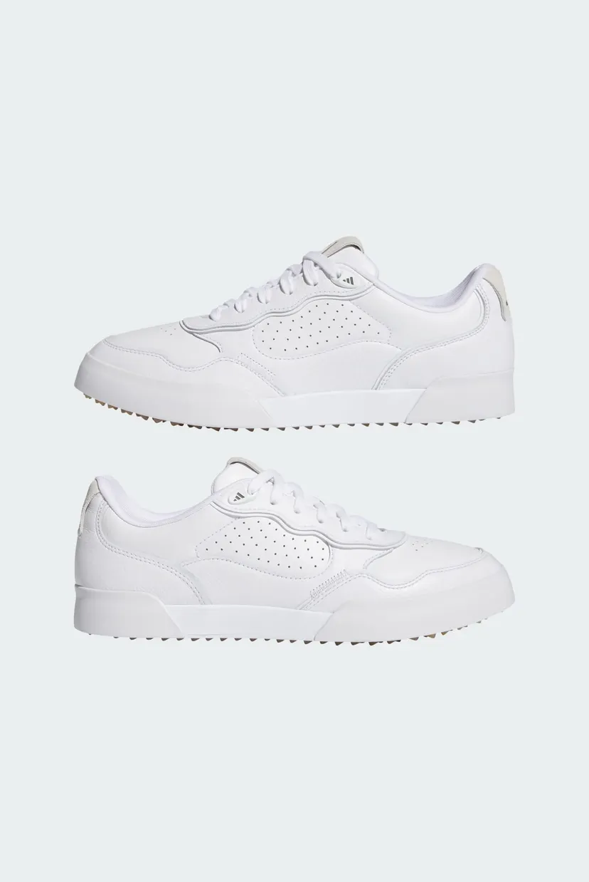 Мужские белые кожаные сникерсы Retrocross 25 Spikeless 7