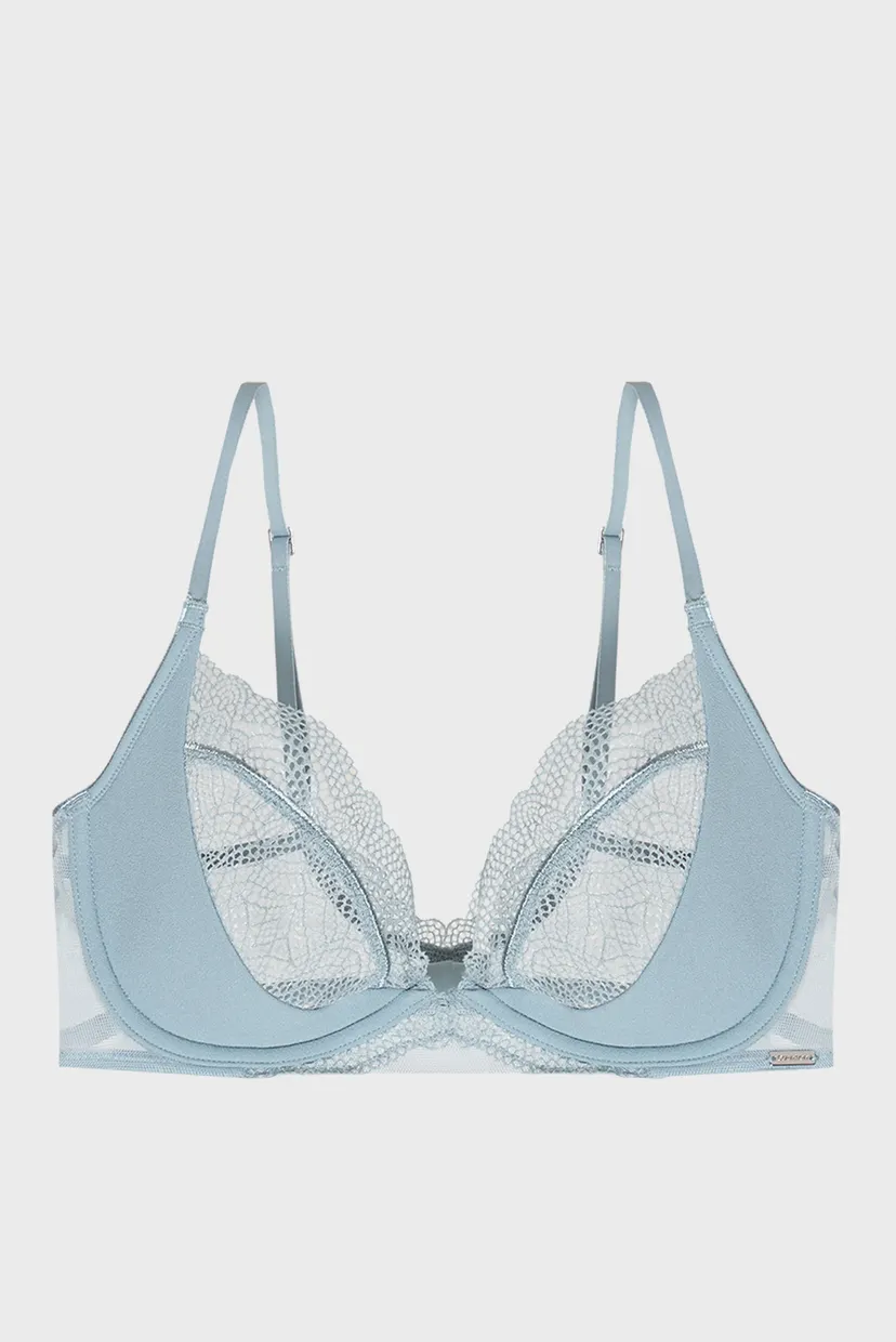 Женский голубой бюстгальтер UNLINED PLUNGE 7