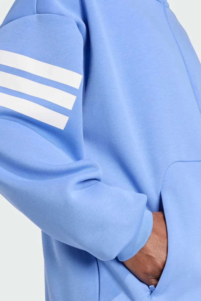 Мужское голубое худи Future Icons 3-Stripes 5
