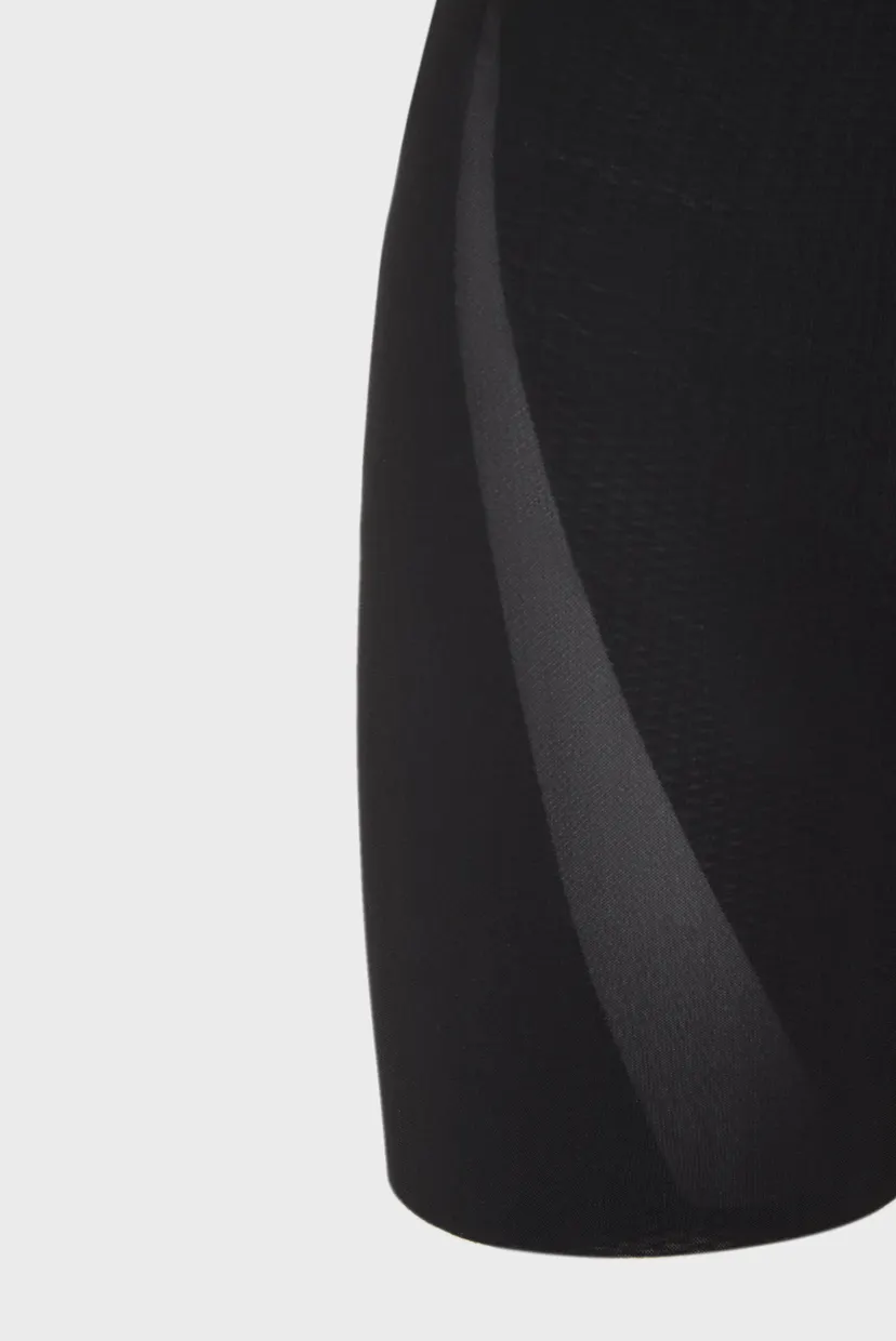 Жіночі чорні моделюючі шорти MID THIGH 5