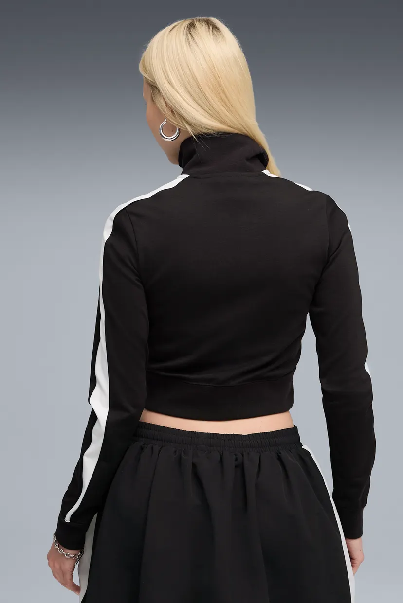 Жіноча чорна спортивна кофта FUTURE.PUMA.ARCHIVE T7 Slim Cropped Track Jacket Women 5