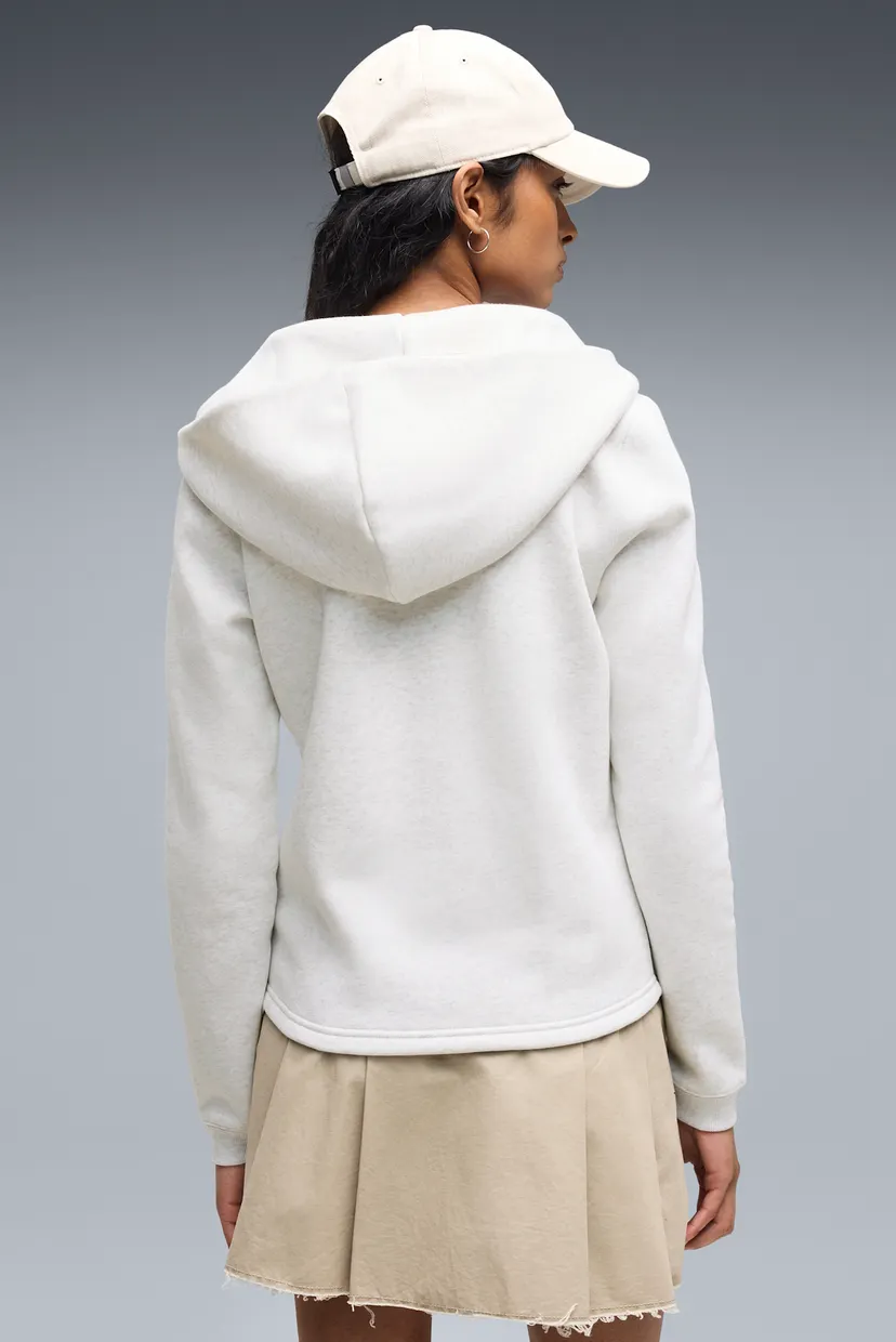 Жіноче біле худі Select Essentials Full-Zip Hoodie Women 3