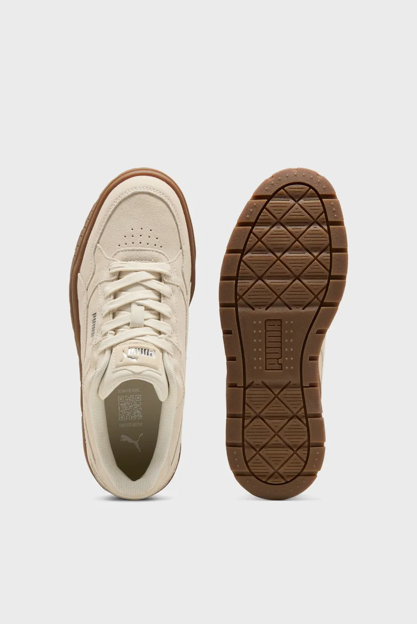 Женские бежевые замшевые сникерсы Karmen II Idol Suede Sneakers Women 4