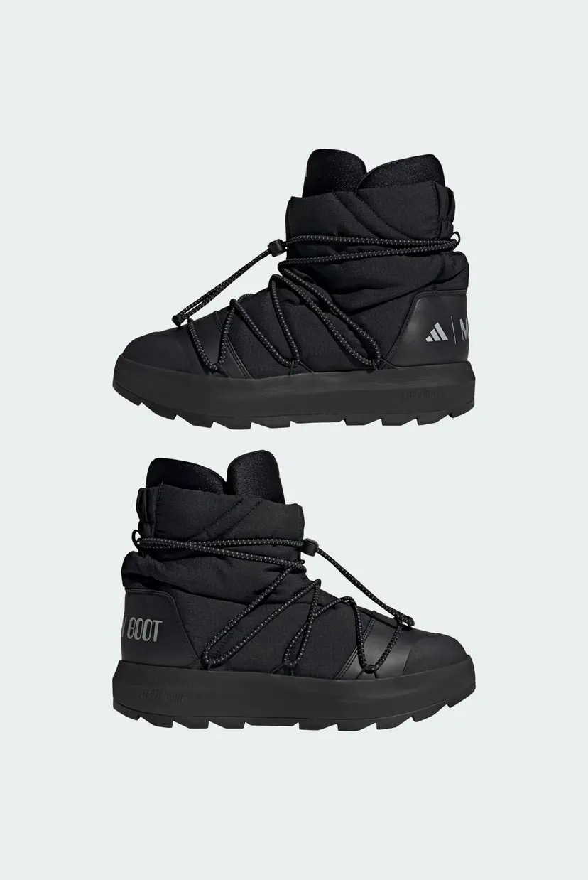 Чорні місяцеходи adidas x MOON BOOT ACE MID 7