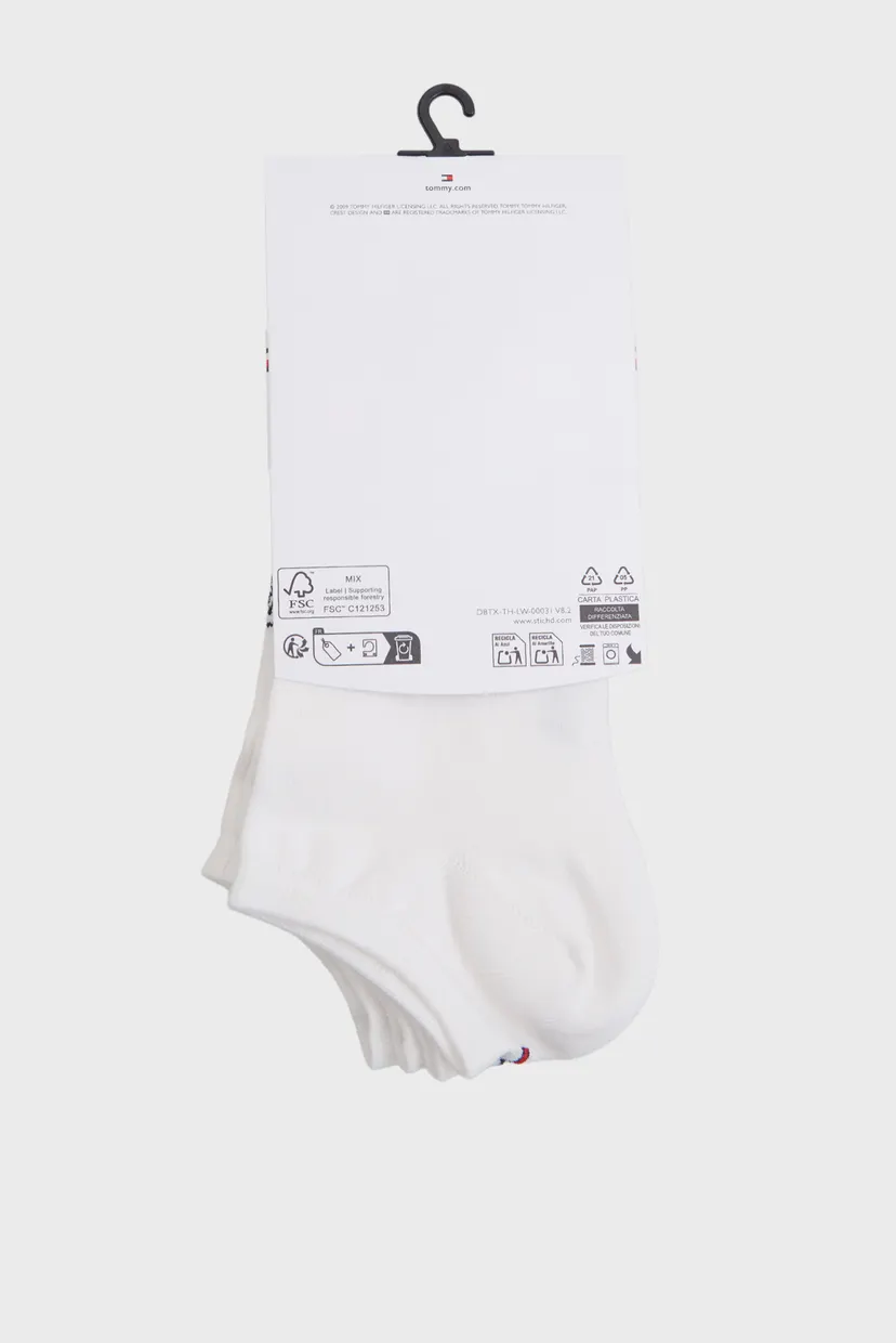 Жіночі білі шкарпетки (2 пари) SNEAKER REFINED MONOG 3