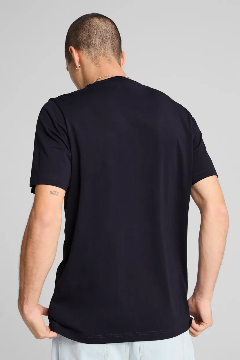 Мужская темно-синяя футболка Essentials Small Logo Tee Men 3