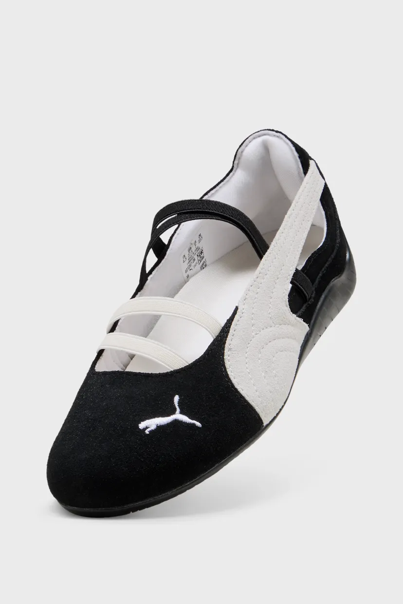 Жіночі чорні замшеві балетки Speedcat Ballet Suede Shoes Women 6
