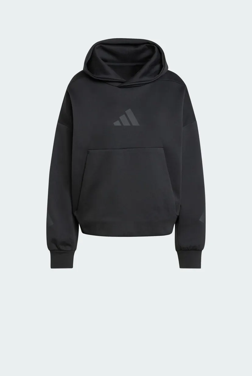 Женское черное худи adidas Z.N.E. 6