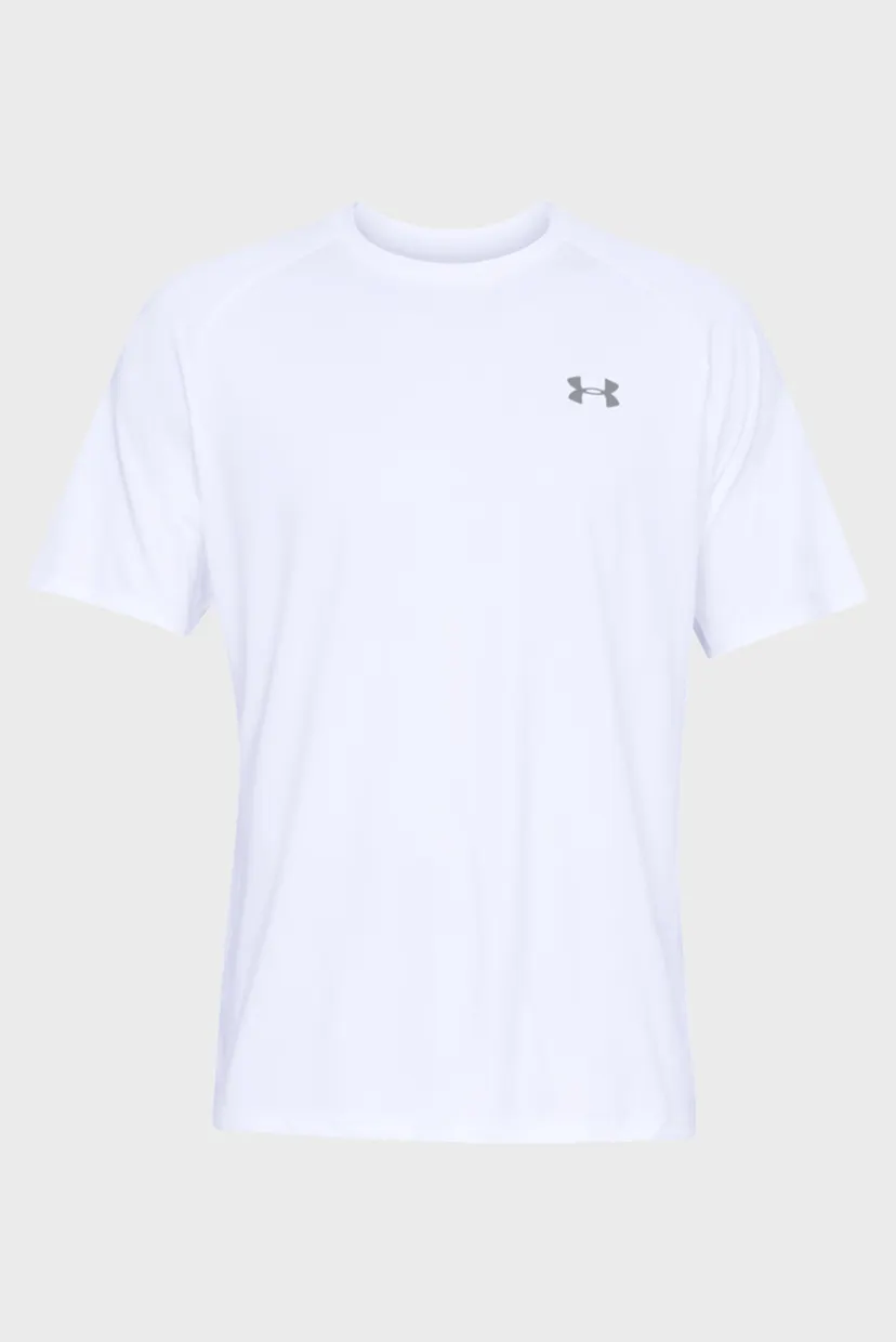 Чоловіча біла футболка UA Tech 2.0 SS Tee-WHT 4