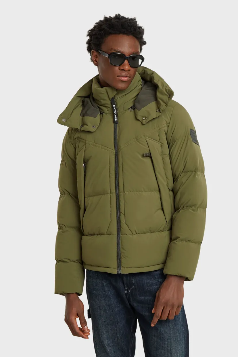 Мужская зеленая куртка G- Whistler Padded Hooded Jacket 2.2 G-Star