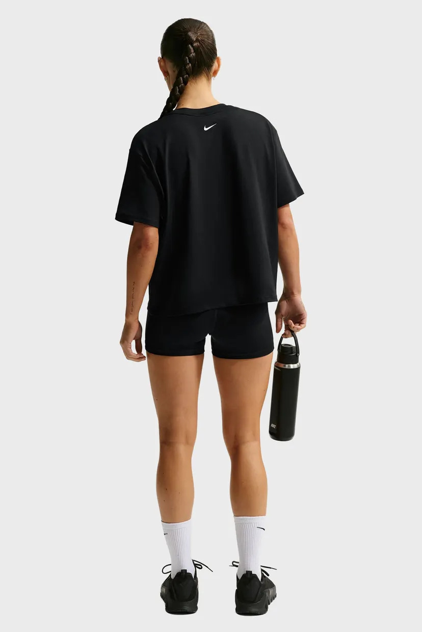 Женская черная футболка NP DF 365 SS LOOSE TOP 3