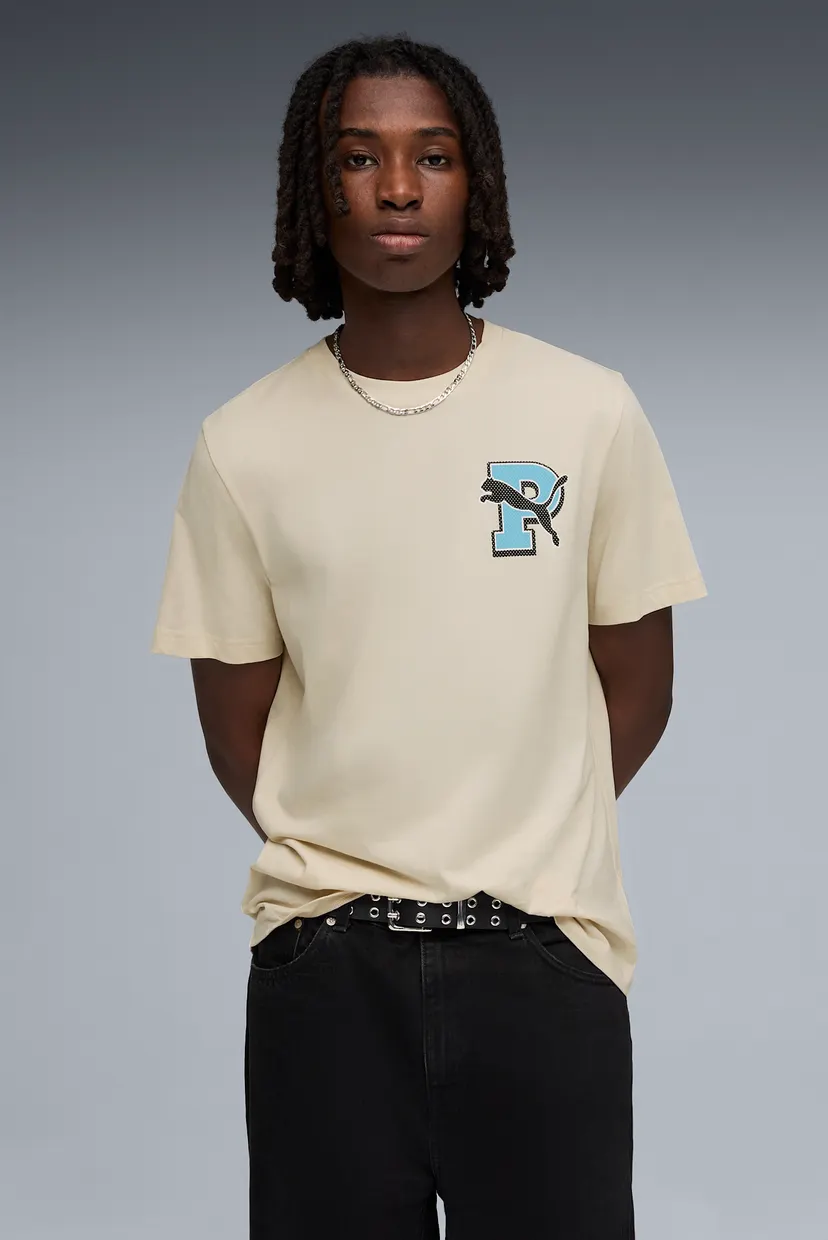 Чоловіча бежева футболка Graphic Varsity Tee Men 3