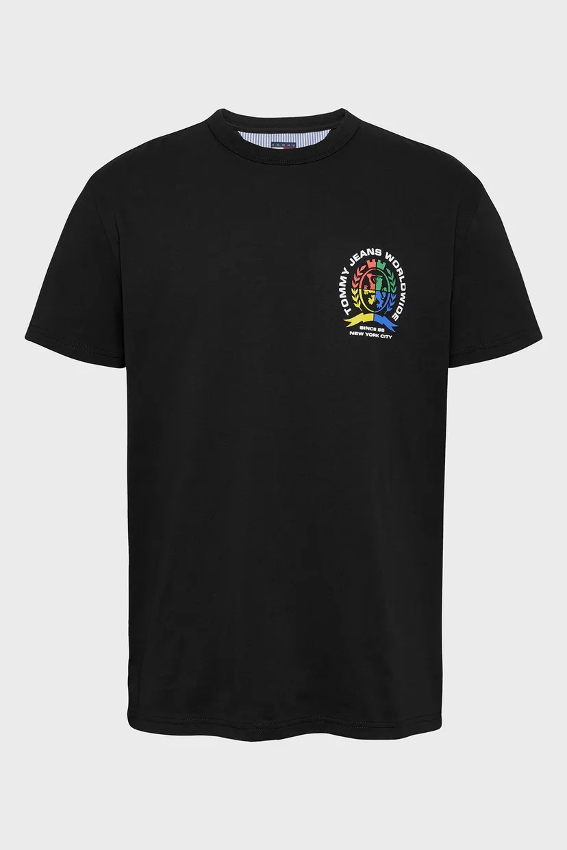Чоловіча чорна футболка TJM REG 4CLR CREST 7