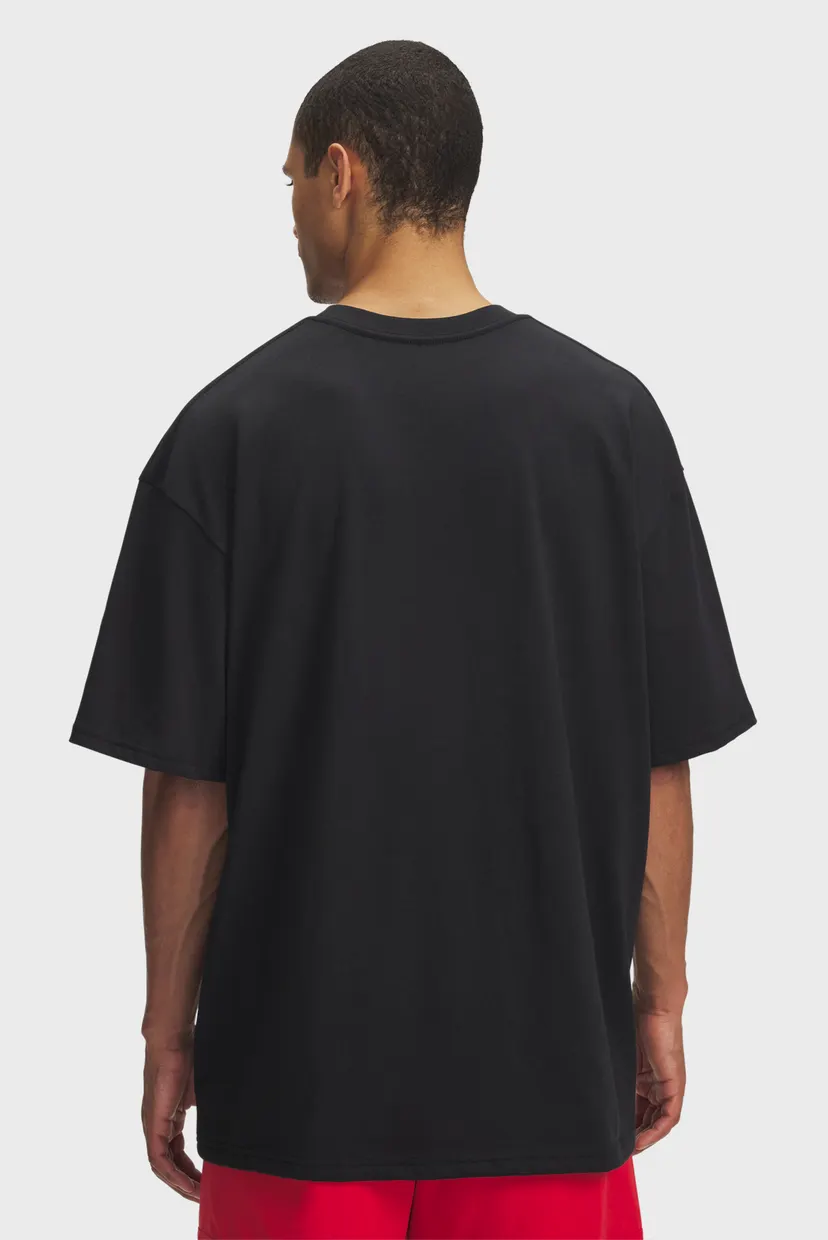 Мужская черная футболка UA M HWT Hoops Branded SS 3