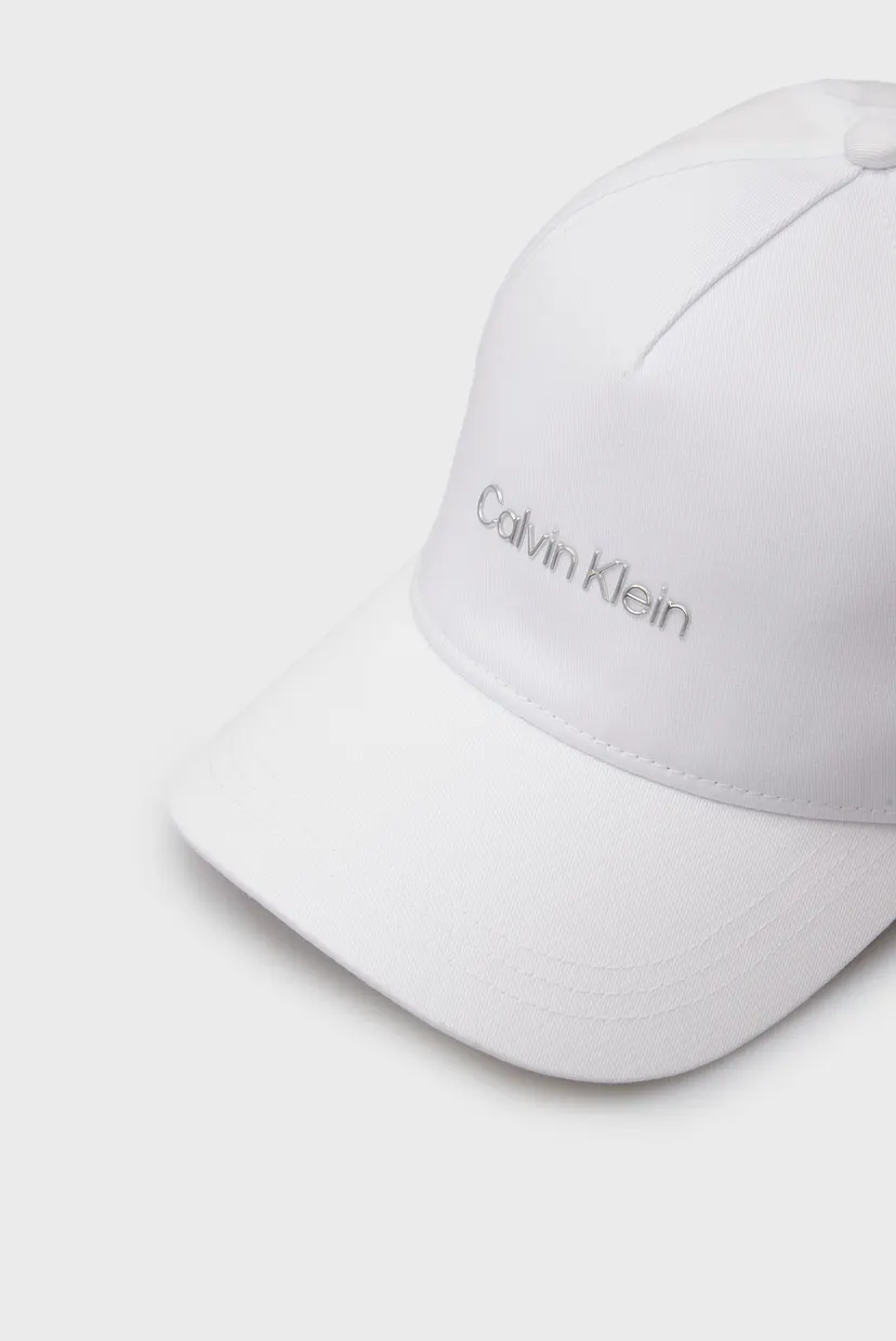 Жіноча біла кепка CK MUST TPU LOGO CAP 3