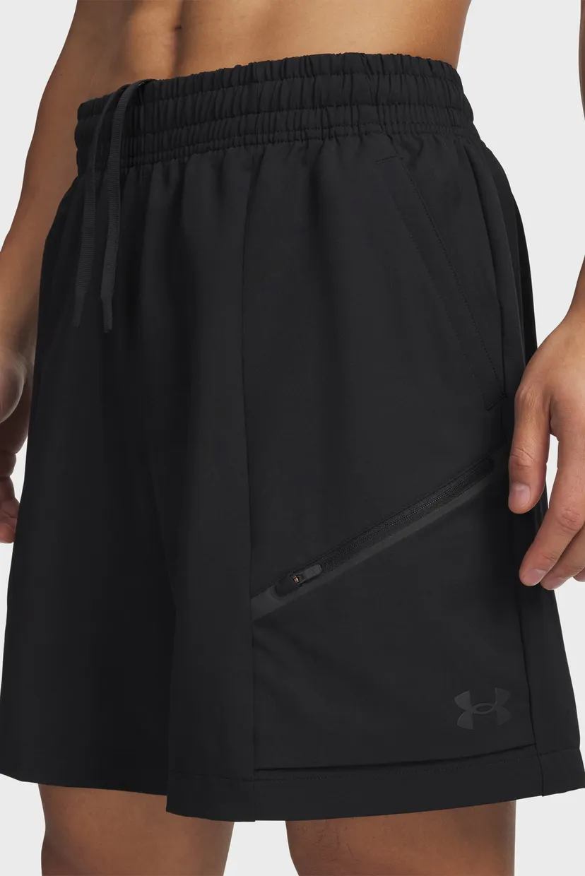 Чоловічі чорні шорти UA Unstoppable Woven Shorts 4