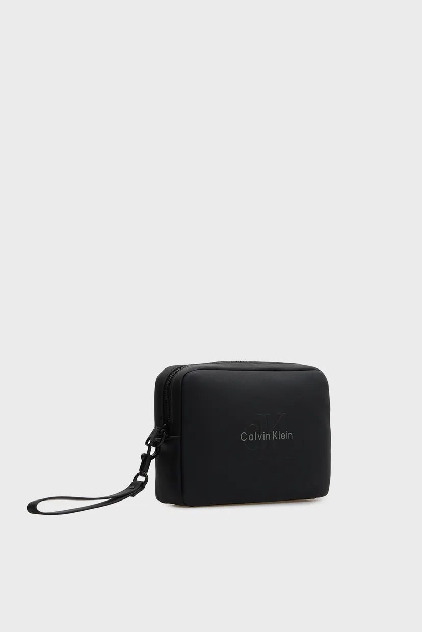 Мужской черный кошелек BOLD POUCH W/ HANDLE 3