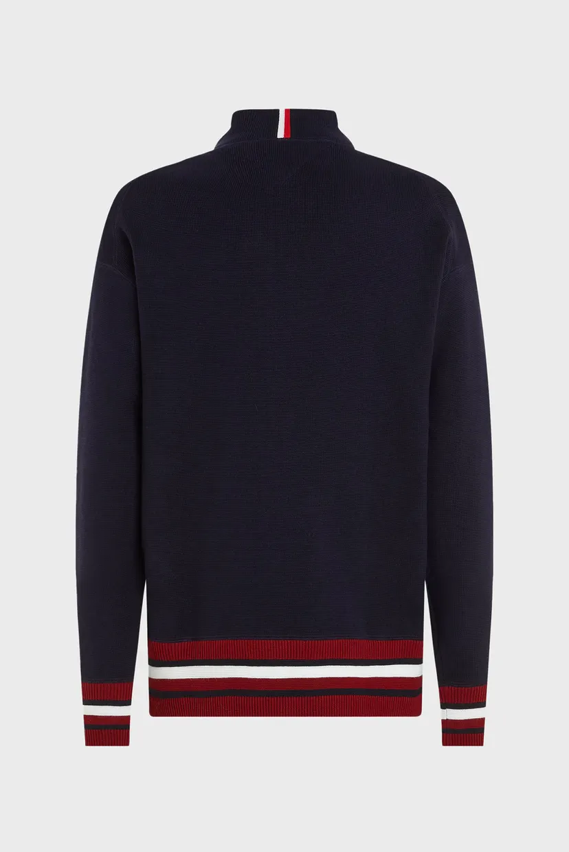 Мужской темно-синий кардиган MONOGRAM VARSITY BOMBER 7