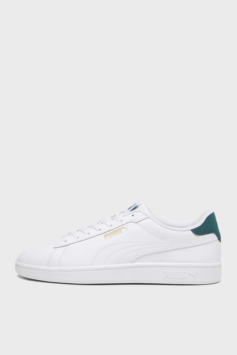 Белые кожаные сникерсы Smash 3.0 L Sneakers 4