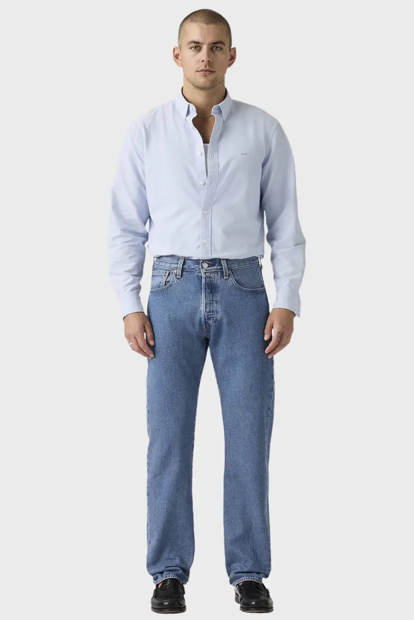Мужские голубые джинсы 501® Relaxed Fit 6