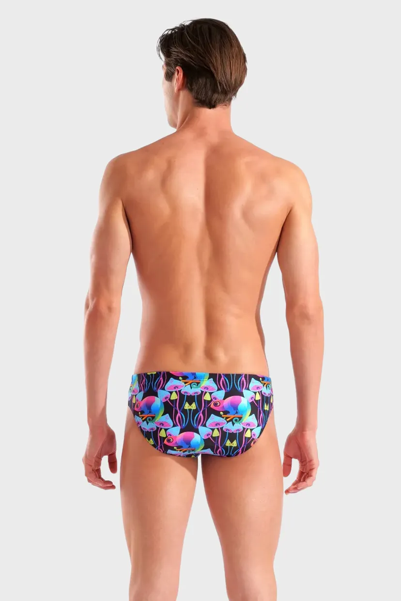 Чоловічі плавки з візерунком MULTI CHAMELEONS SWIM BRIEFS 3