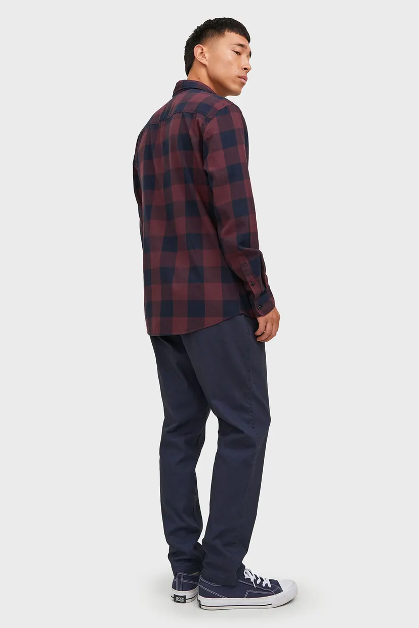 Чоловіча картата сорочка JJEGINGHAM 3
