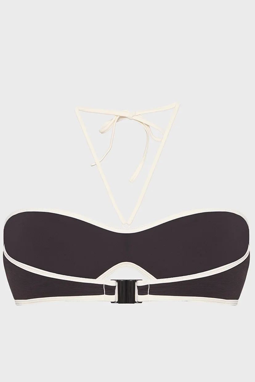 Жіночий чорний ліф від купальника HOTEL KARL RIB HALTER BANDEAU 5