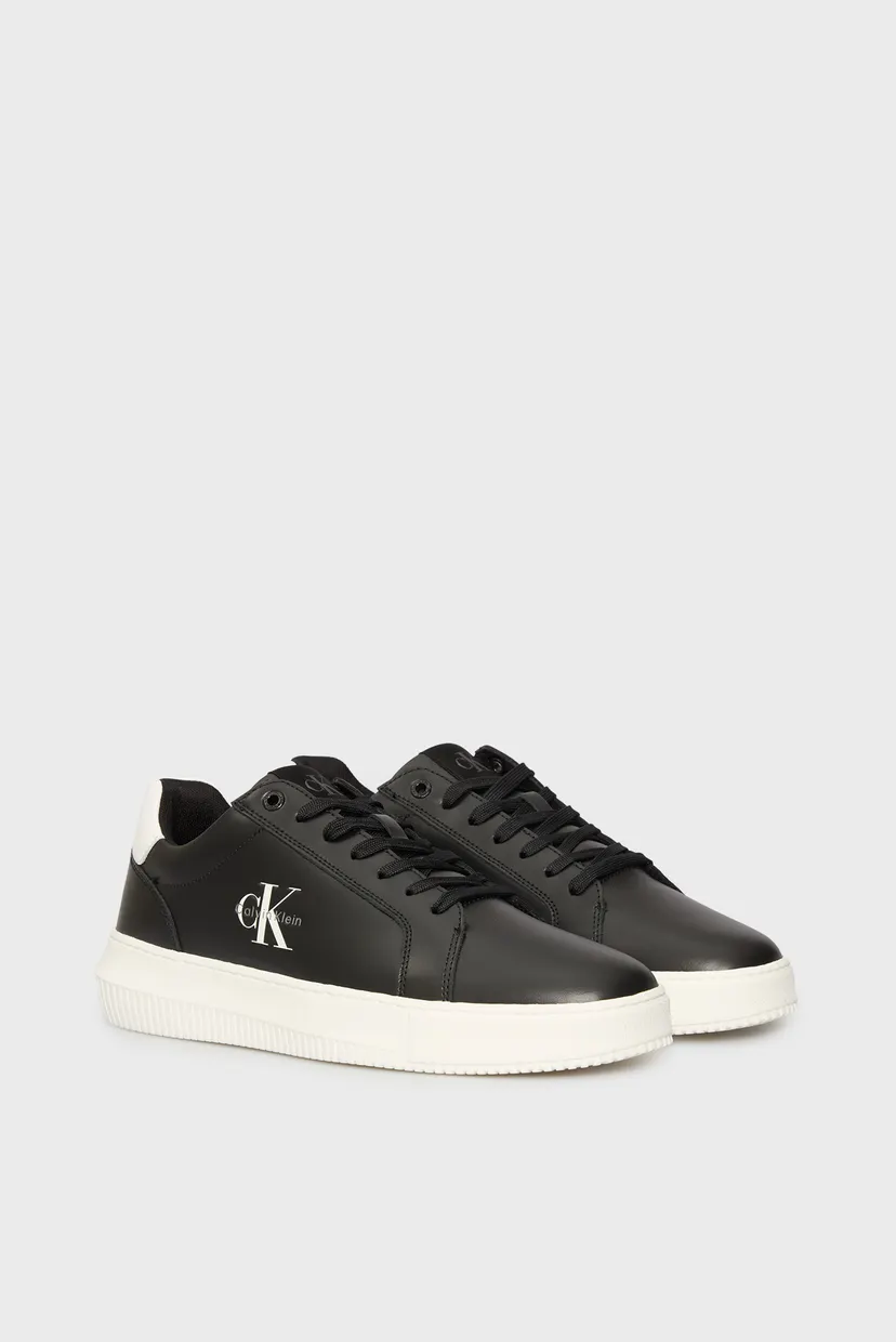 Мужские черные кожаные сникерсы CHUNKY CUPSOLE 3