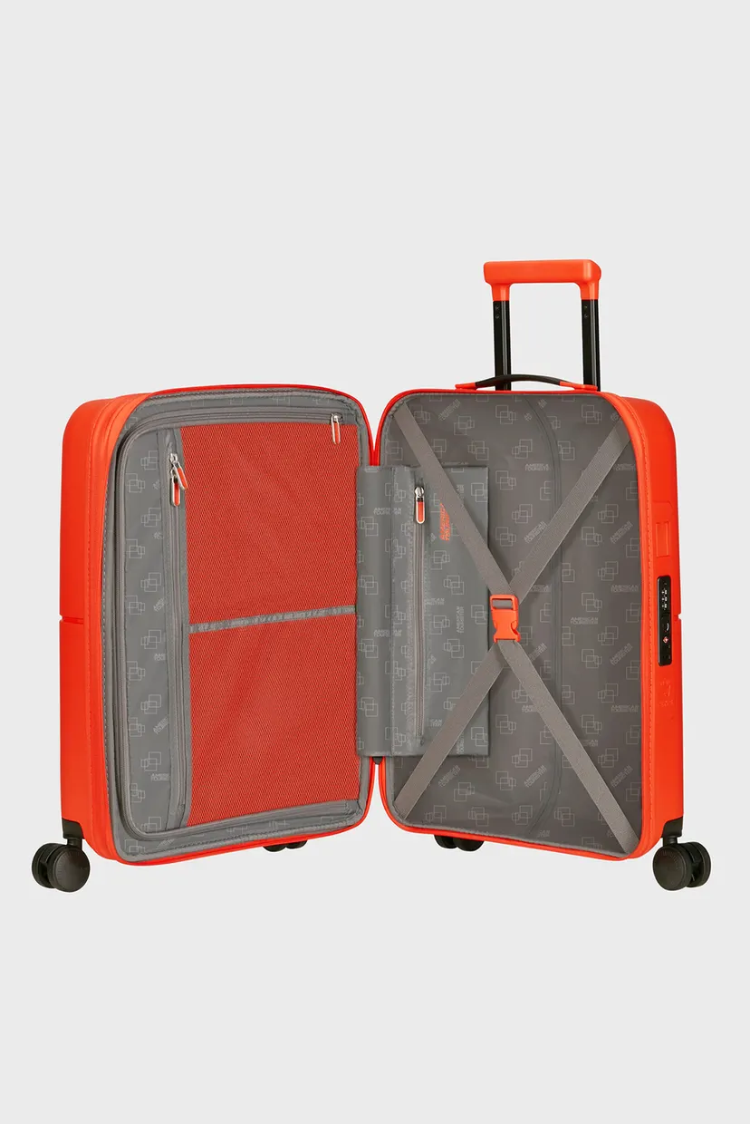 Помаранчева валіза 55 см DASHPOP TANGERINE RED 4