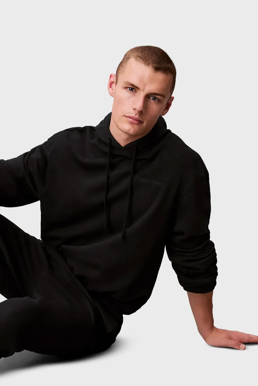 Мужское черное худи L/S 6
