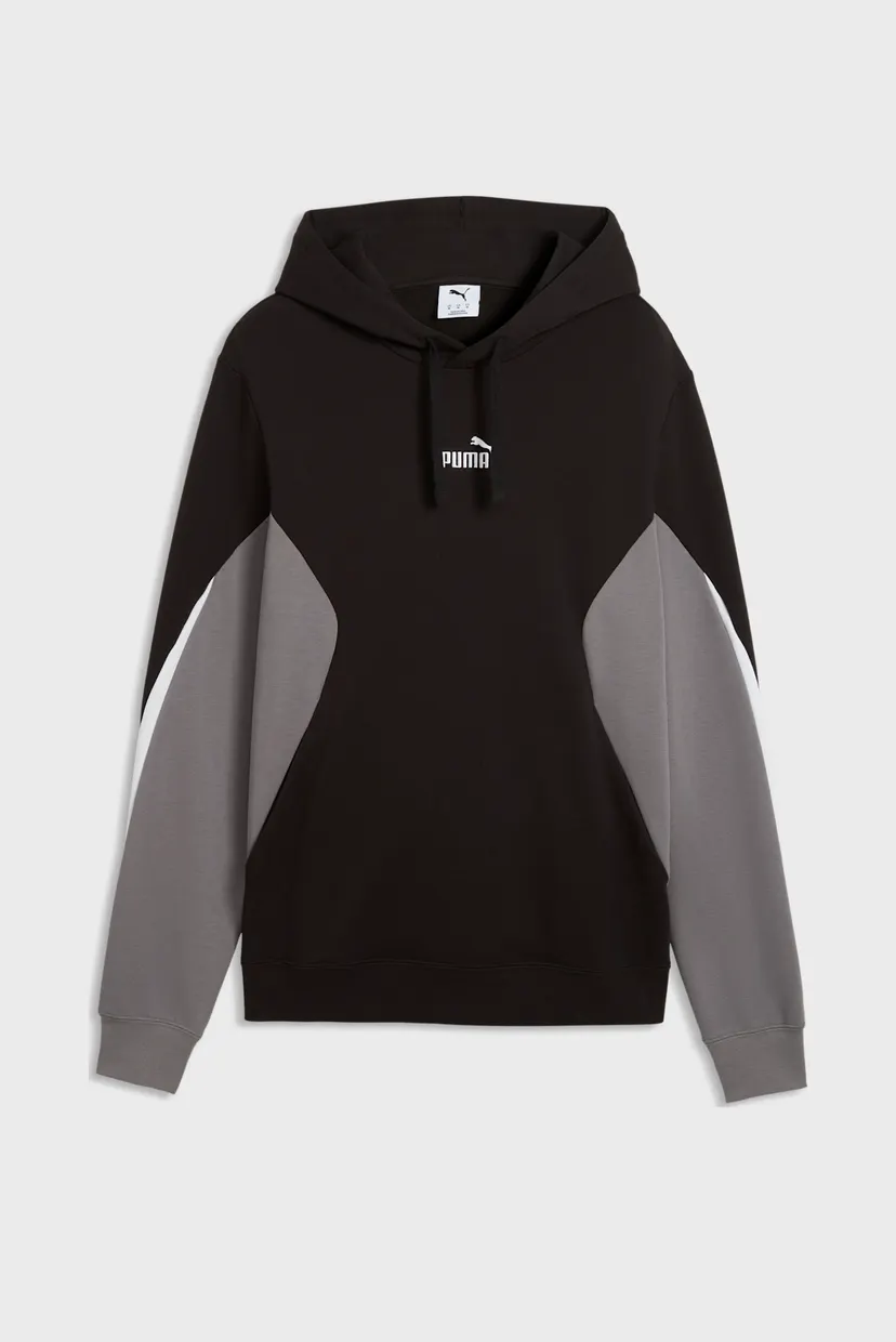 Мужское черное худи Essentials Block Hoodie Men 4