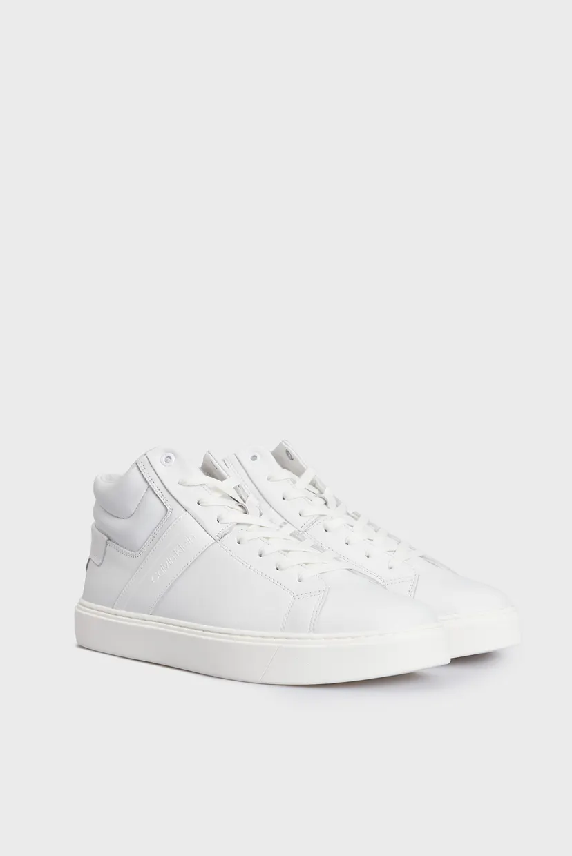 Чоловічі білі шкіряні кросівки HIGH TOP LACE UP LTH 3
