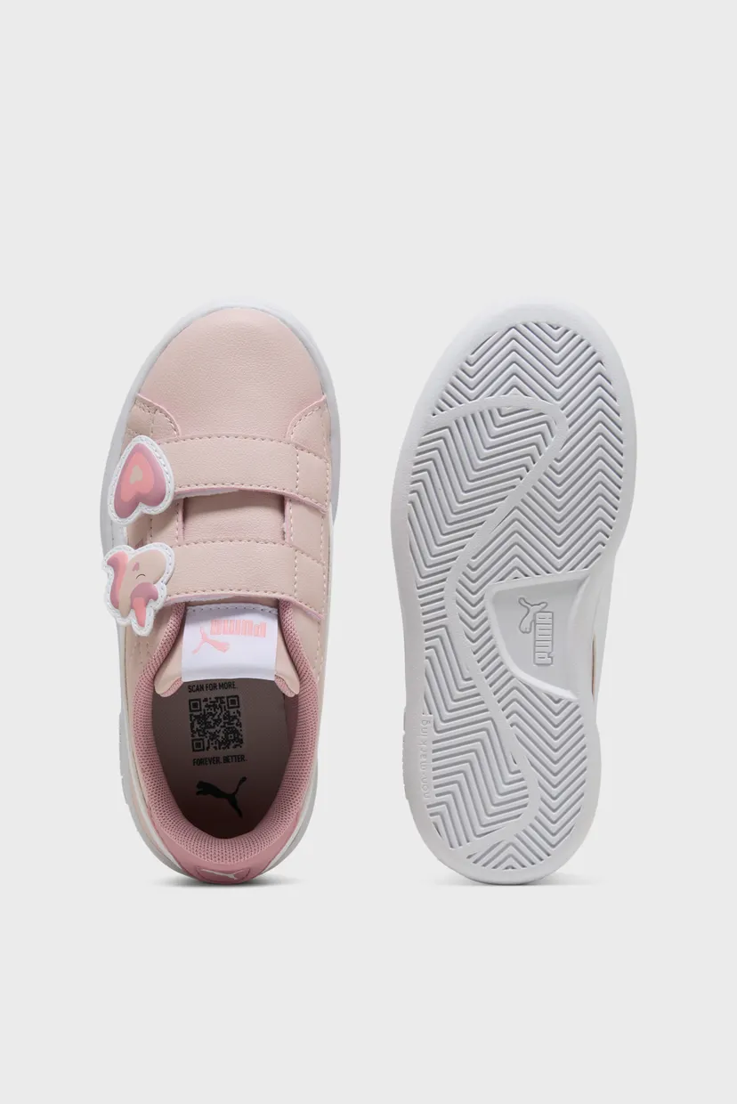 Дитячі пудрові кеди PUMA Smash 3.0 Badges Kids' Sneakers 4
