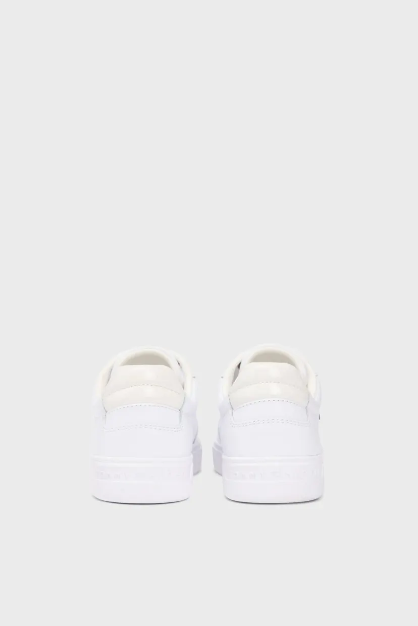 Женские белые кожаные сникерсы CASUAL CUPSOLE 6