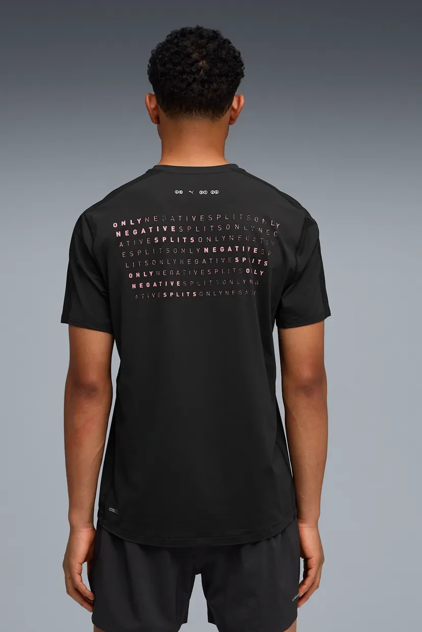 Чоловіча чорна футболка Run coolCELL Boxy Running Tee Men 3
