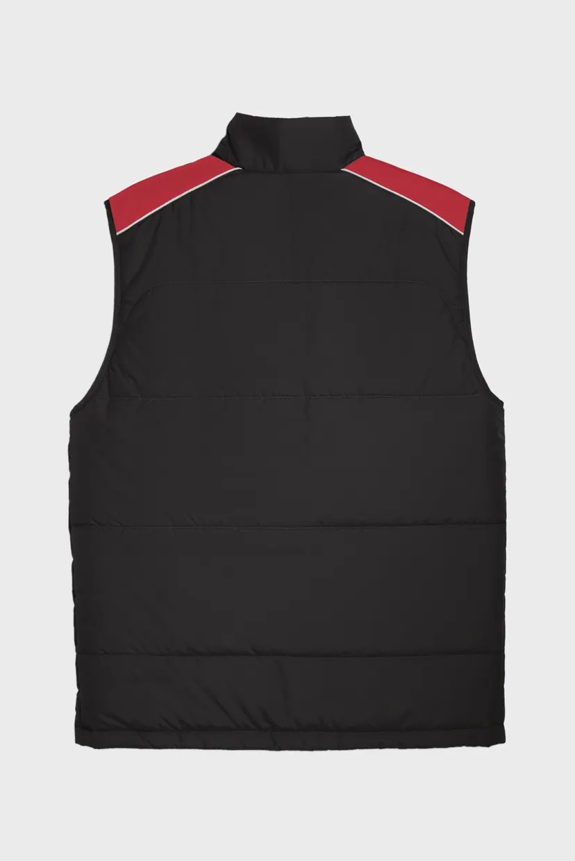 Мужской черный жилет Scuderia Ferrari MT7 Padded Vest Men 7