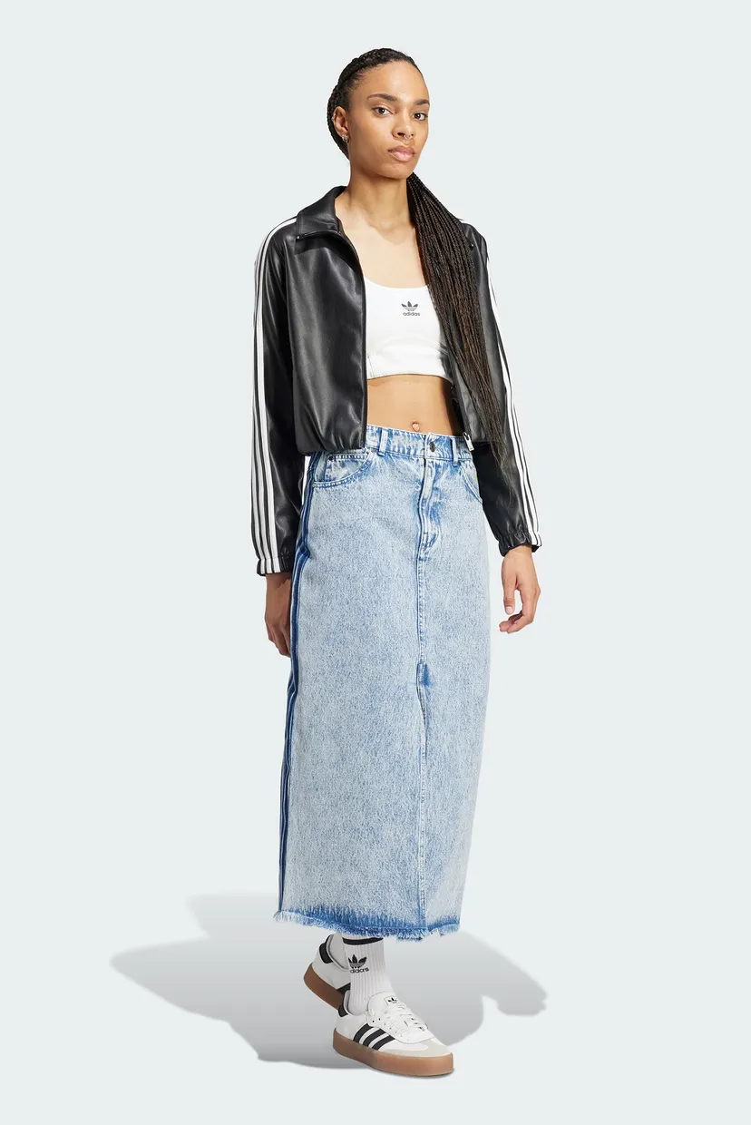 Женская голубая джинсовая юбка KSENIASCHNAIDER Denim Maxi adidas