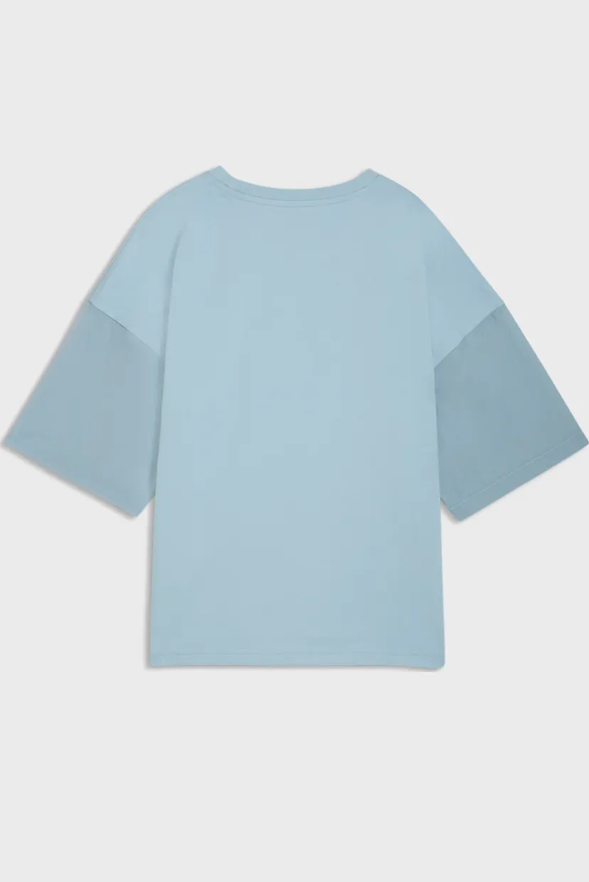 Жіноча блакитна футболка HER Oversized Tee Women 6