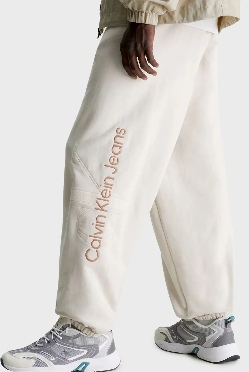 Чоловічі білі спортивні штани WASH MONOLOGO 4