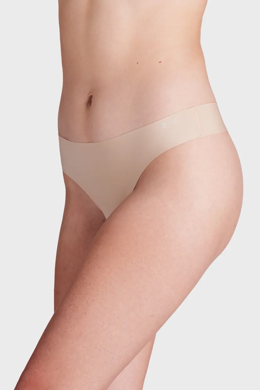 Женские бежевые трусики (3 шт) UA Pure Stretch NS THONG 4