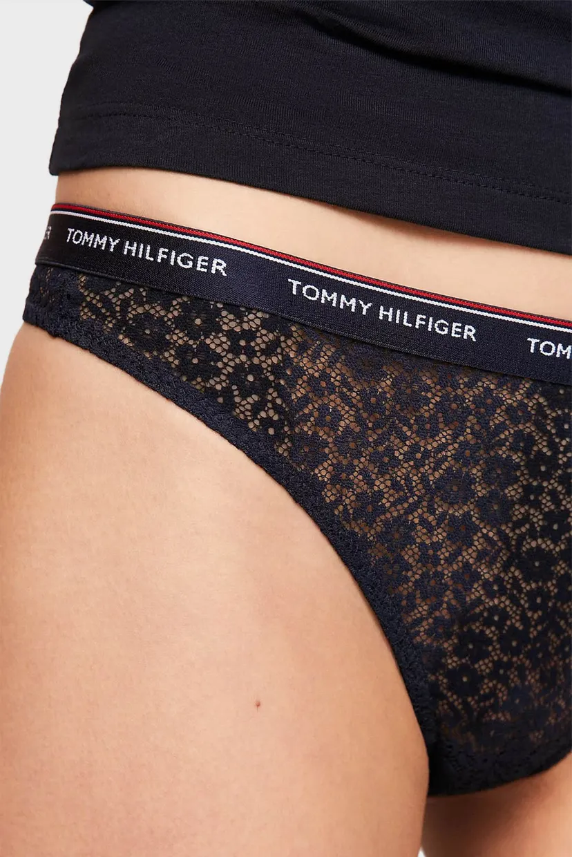 Жіночі трусики з візерунком (3 шт) PACK THONG LACE 5