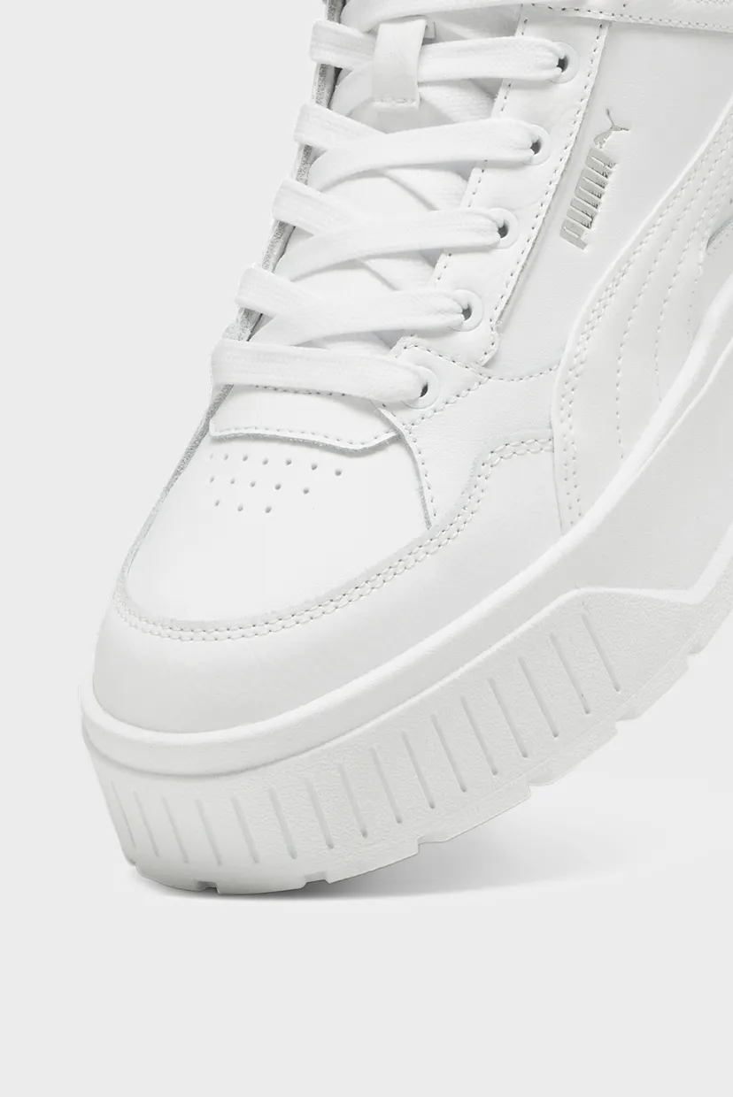 Женские белые кожаные хайтопы Karmen II Idol Mid Sneakers Women 5