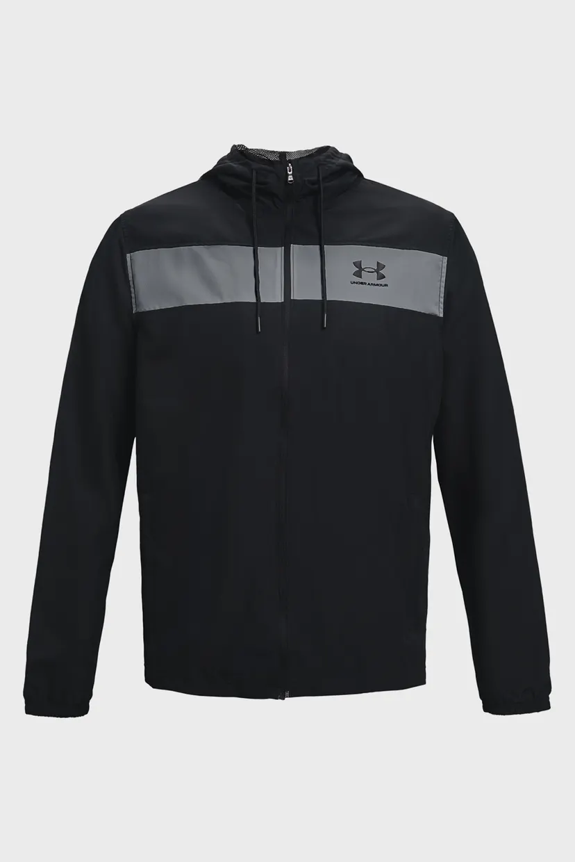 Мужская черная ветровка UA SPORTSTYLE WINDBREAKER 5