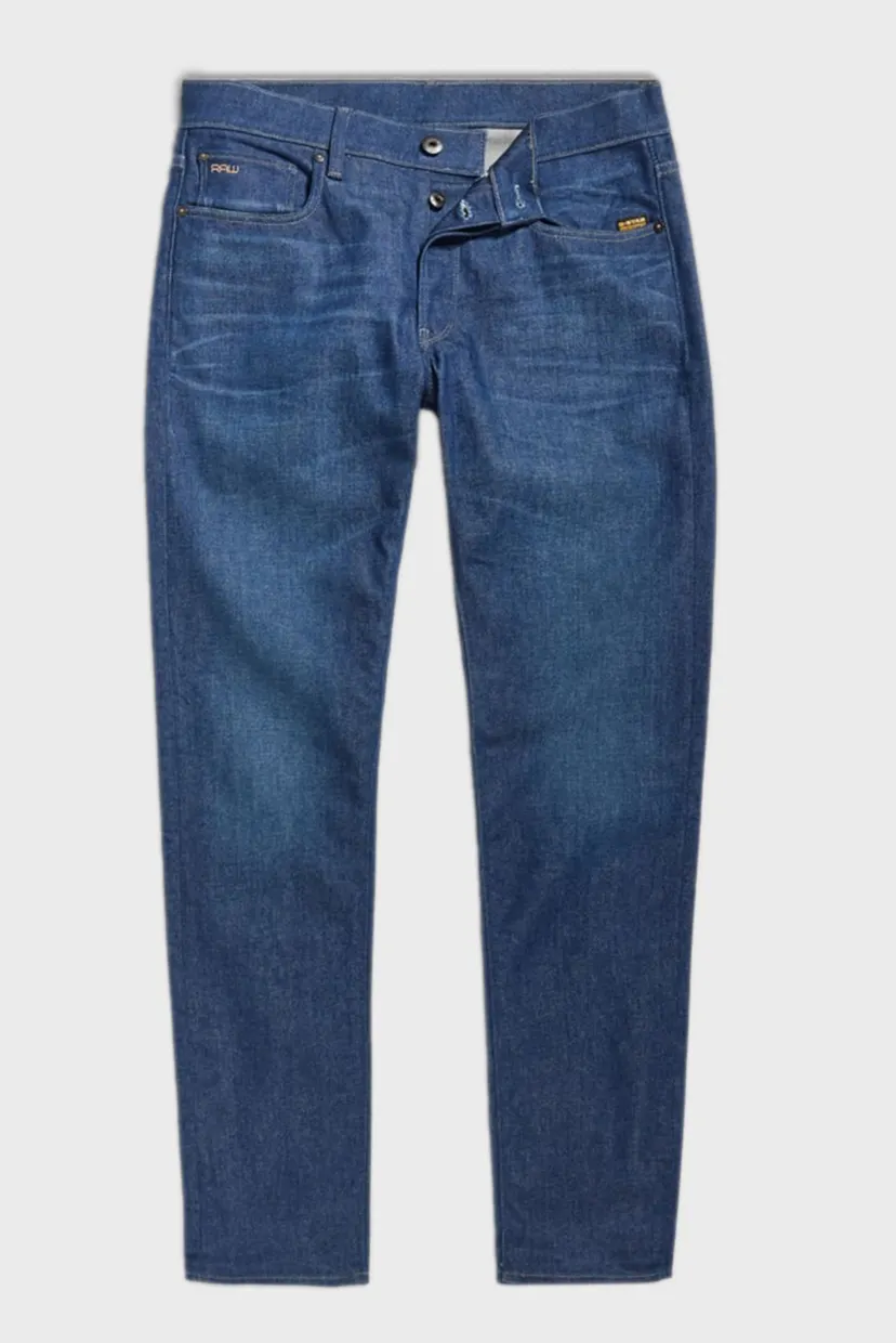 Мужские синие джинсы 3301 Slim 4