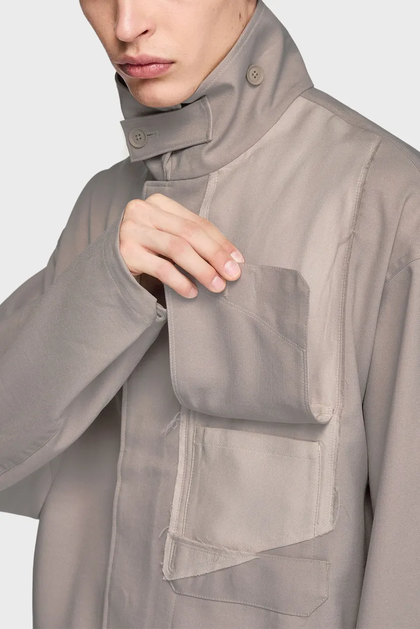 Чоловіча коричнева куртка Y-3 UTILITY BLOUSON 5