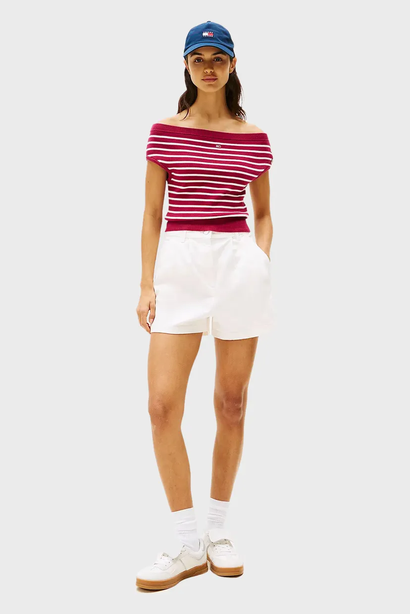 Жіночі білі шорти CLAIRE HR PLEATED SHORT 4